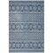 Safavieh 2 ft. 3 in. x 8 ft. Cedar Brook Rectangle Hand-Loomed Rug Blue & Ivory CDR711M-28 - alternate 3